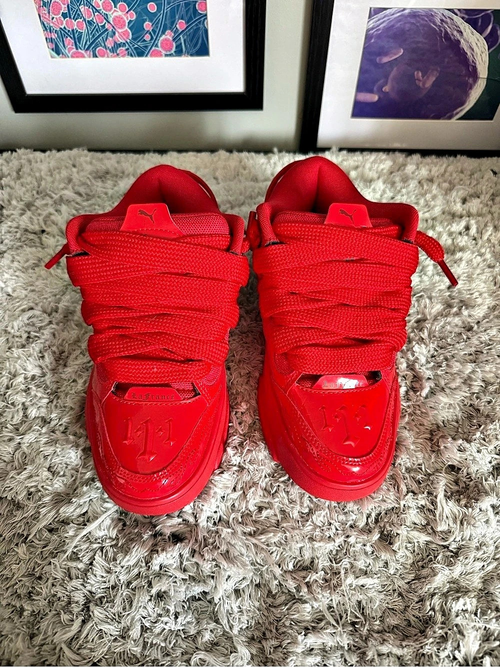 Puma Lamelo Ball LaFrancé Amour Red Sneakers US 5 New